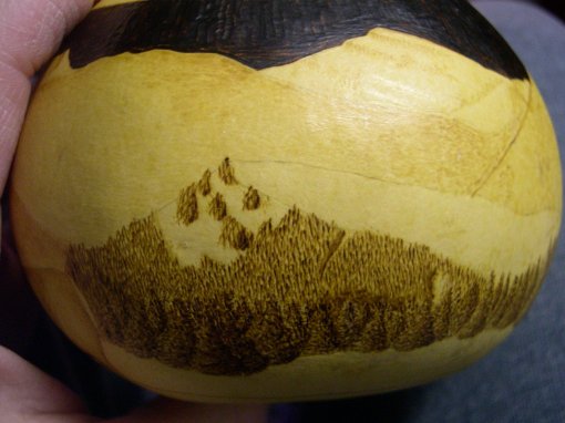 gourd art trinket box
