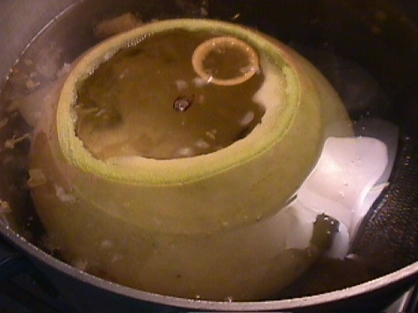 Boiling gourds