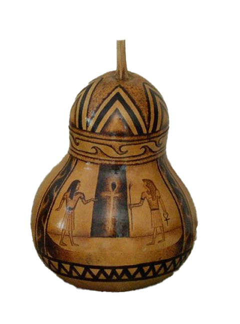Egyptian gourd box 3 The Egyptian gourd trinket box