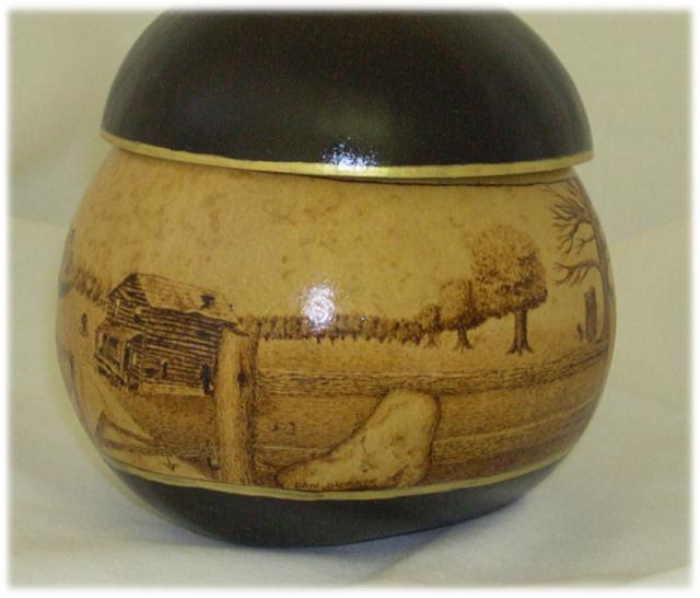 Gourd trinket box Gourd trinket box