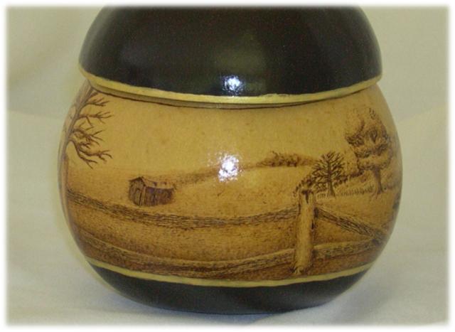 Gourd trinket box Gourd trinket box