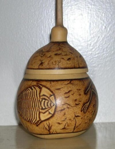 Fossil gourd trinket box